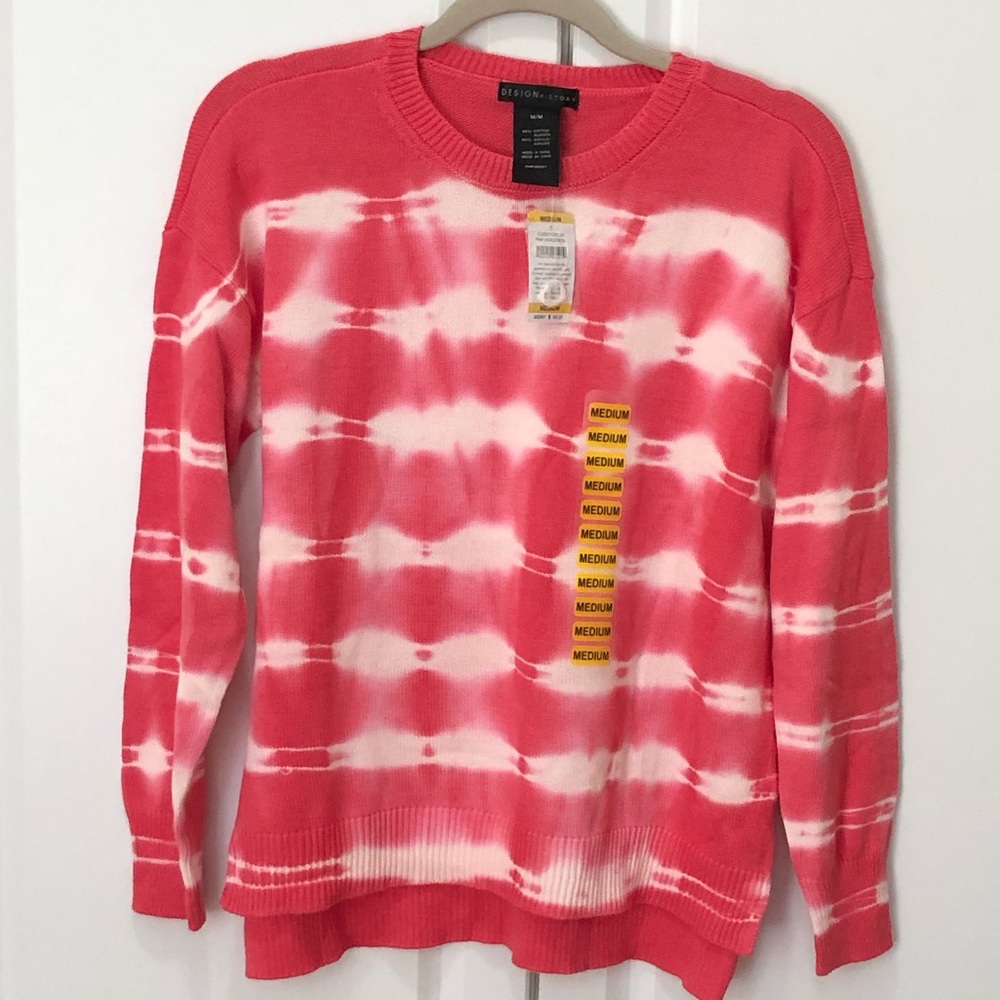 Design History Tie Dye Sweater Size M - Picture 3 of 9